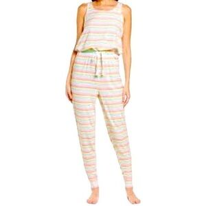 NEW!‎ Emerson Road Terry Rainbow Editorial Stripe  Romper Jumper